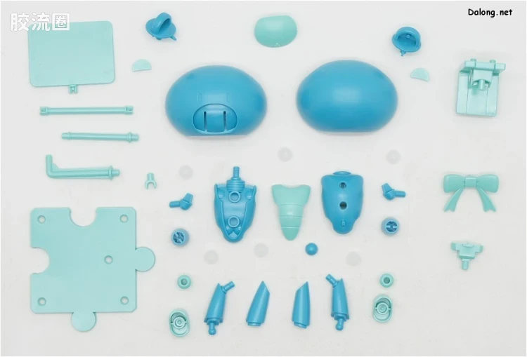钢普拉Build 综合 HG PETIT'GGUY  小熊霸(碧蓝色)&标识牌 - 图片